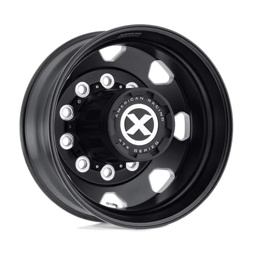 ATX AO401 S-BLK OCTANE Mill Wheel with Aluminum (22.5 x 8.25 inches /10 x 285 mm, -168 mm Offset)