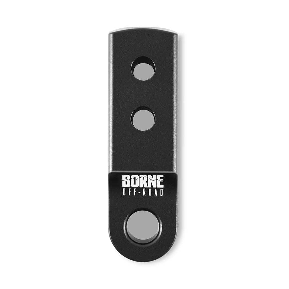2” Borne Off-Road Hitch Receiver Shackle Mount, Black