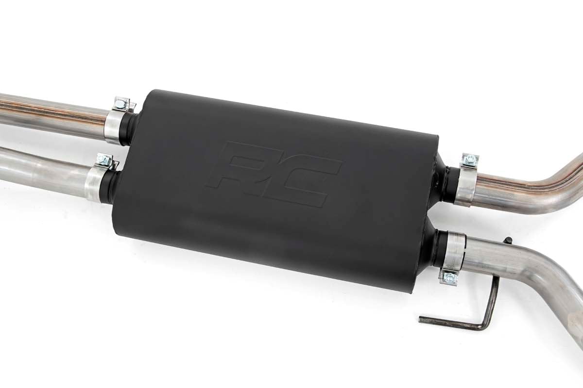 Dual Rough Country Cat-Back Exhaust for 2009-2021 Tundra | 4.6L/5.7L - 96012