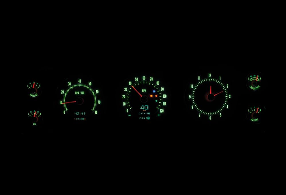 Dakota Digital RTX Gauge Instrument System RTX-67C-IMP-X Compatible with Chevy 1967 Caprice/Impala