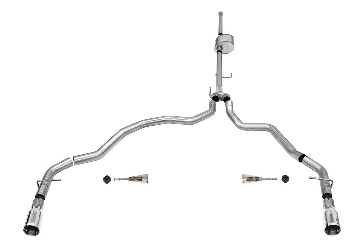 Xtreme™ 304 SS Cat-Back Exhaust System Corsa 21152 with Split Rear Exit