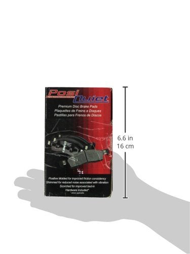 Posi Quiet Centric 105.07000 Premium Ceramic Front Disc Brake Pad Set for Select Hyundai, Kia and Nissan Model Years