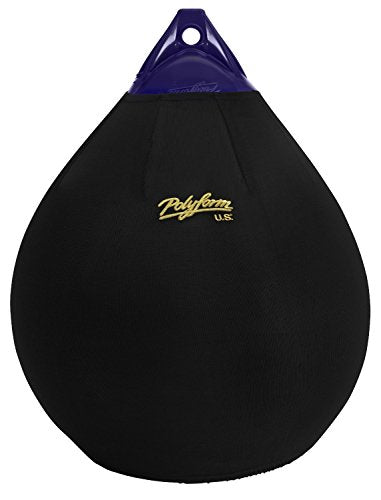 Polyform A-7 Black Boat Fender Cover Fits EFC-A7 Polyform Boat Fenders