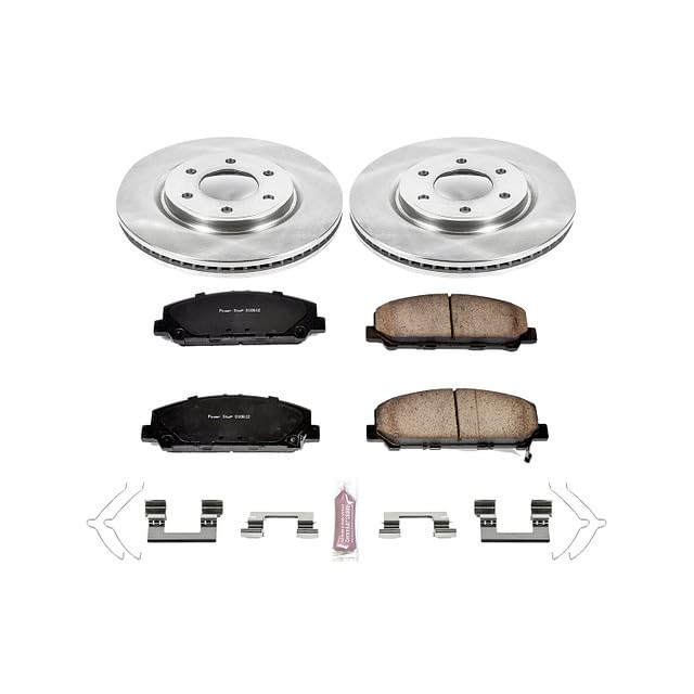 Power Stop Autospecialty KOE6321 Front Replacement Brake Kit-OE Brake Rotors & Ceramic Brake Pads