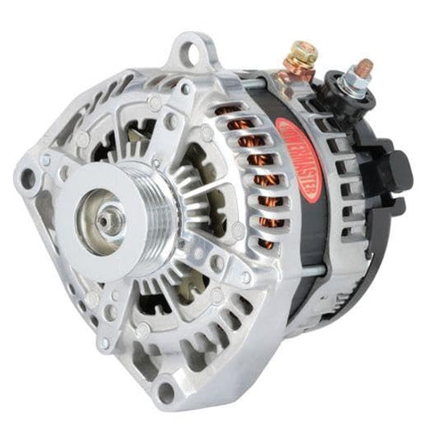 Alt Powermaster GM Denso Polish 245A 6 Groove Pulley 1-Wire