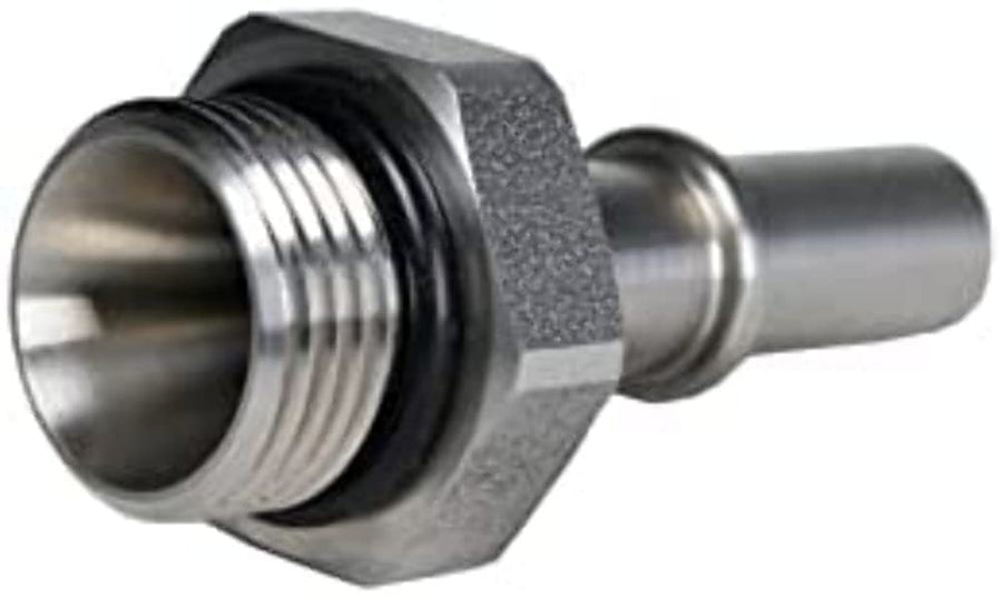 1/2 Male Quick Connect Stainless Steel Adapter to AN-10 ORB