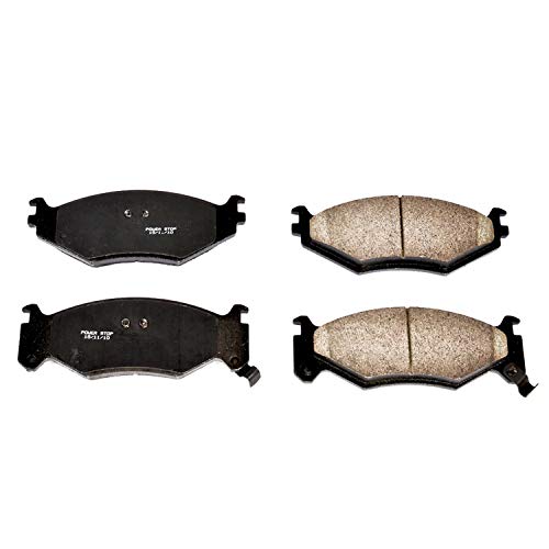 Power Stop Z16 16-522 Evolution Front Ceramic Brake Pads For Daytona, LeBaron, Town & Country, Caravan, Daytona, Grand Caravan, Spirit, Acclaim, Grand Voyager, Voyager [Model Specific]
