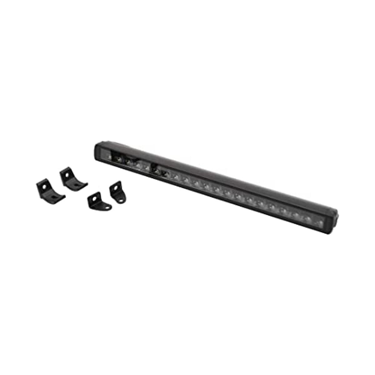 20 Inch TrailFX Blacked-Out Single Row Spot/Flood Combo Beam LED Light Bar for Off-Roading and Overlanding, 105W 8,820 Lumens, Premium OSRAM LED Chips, with Wiring Harness & Brackets