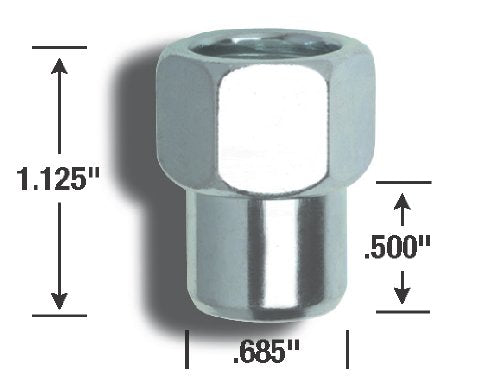 Short Mag Open End Lug Nuts Gorilla Automotive 73027SMB (12mm x 1.25 Thread Size)
