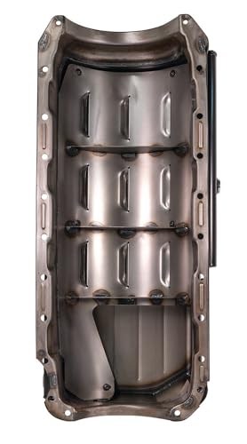 Moroso Deep Front Sump 21048 Eliminator Style Oil Pan for with Partitioned Tray for Chevy Big-Block Engines