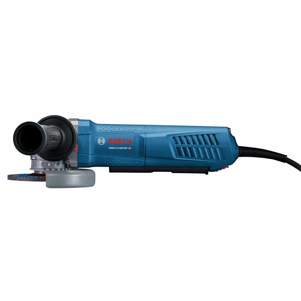 Bosch 5 In. Angle Grinder GWS13-50VSP Variable Speed with Lock-On Paddle Switch