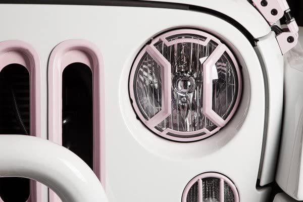Elite Euro Guard Kit, Rugged Ridge Headlight, Raw | 11230.16 | Fits 2007-2018 Jeep Wrangler JK/JKU