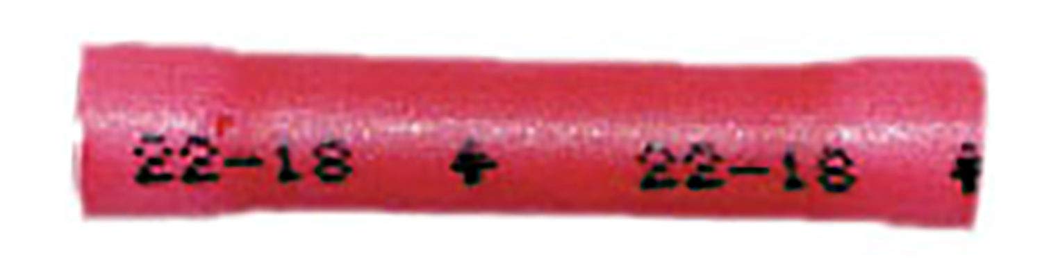 3MRVBC InstallBay by Metra 22-18 Gauge 3M Red Vinyl Butt Connector (100-Pack)