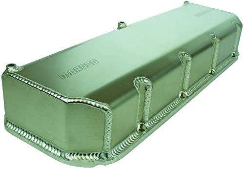 Moroso Fabricated 68340 Aluminun Valve Covers, Fits Small Block Chevy w/CFE 4.4 BS Head