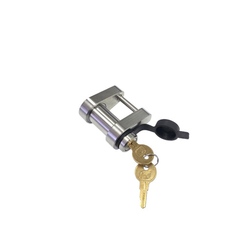 Trailer Latch Lock InfiniteRule 61106 for Hook, Thumb, Trigger, & Yoke Trailer Coupler Latch - (3/4" Depth)