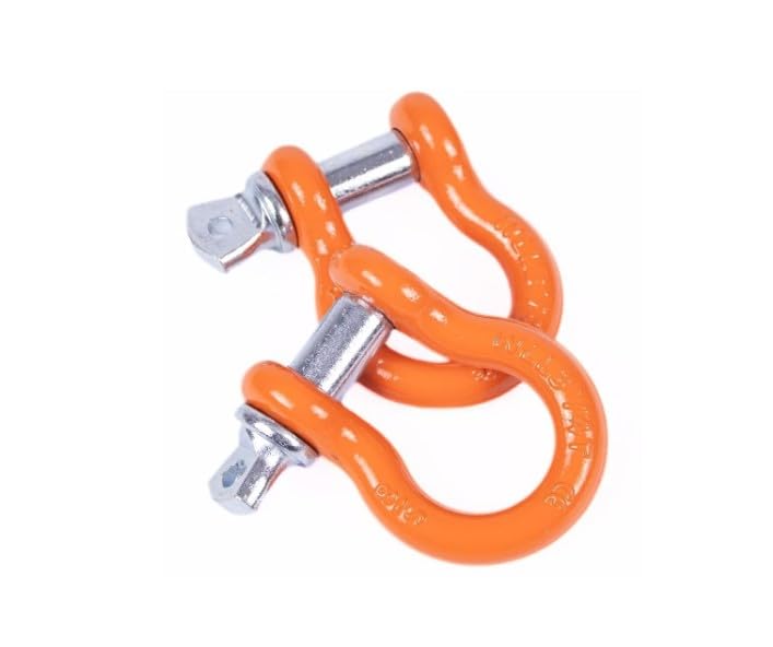 Mile Marker ATV UTV Recovery Kit 19-00105 - Includes Carrying Case, 2 8' Recovery Straps, 1 Pair of Gloves, 2 8K Snatch Block & 2 5/8" Powder Coated Shackles
