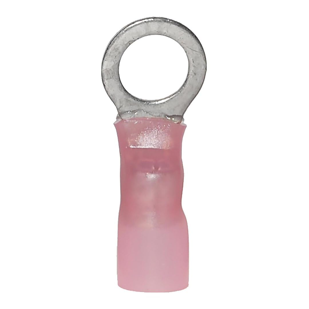 Heat Shrink Ring Terminal Ancor 321725, #8 1/2", 25pc