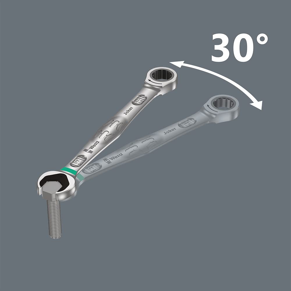 WERA Joker Combination Wrench-Set 05020013001, 11 Pieces