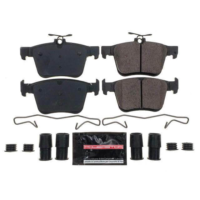 Power Stop Z23-1761 Z23 Evolution Sport Carbon Fiber Infused Ceramic Brake Pads with Hardware Rear