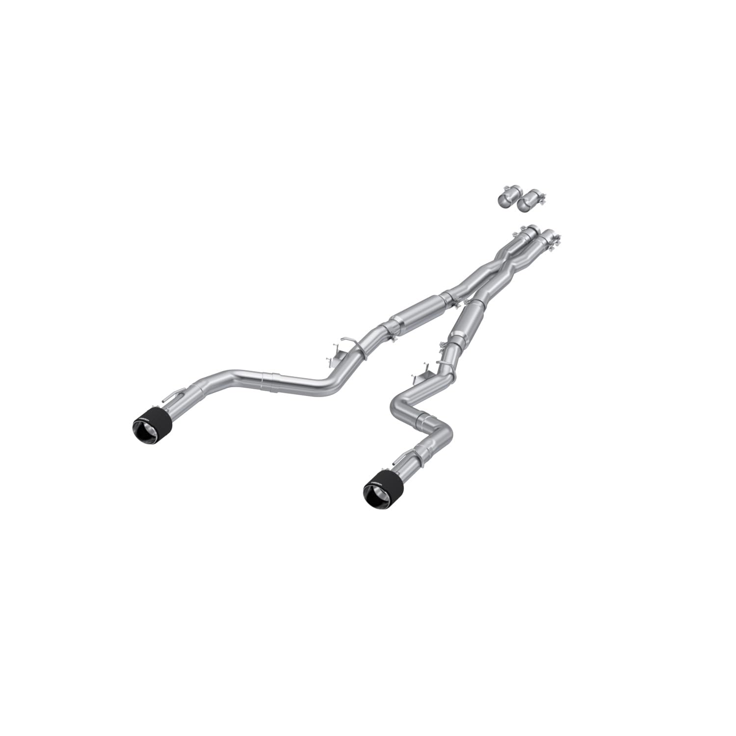 17-21 MBRP Charger 5.7/6.1/6.4L 3in Dual Rear Exit SS Catback Exhaust w/Carbon Fiber Tips