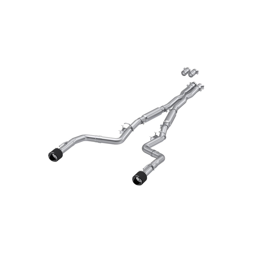 17-21 MBRP Charger 5.7/6.1/6.4L 3in Dual Rear Exit SS Catback Exhaust w/Carbon Fiber Tips