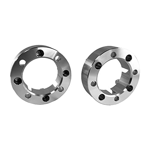 Front/Rear Rugged Wheel Spacer for (2016-22) Can Am/Honda Pioneer/Maverick/Talon, Made of Aluminum Alloy, Machine Pressed High Tensile Studs, Bolt Pattern: 4 x136 mm; Thread: M12 x 1.5; Thickness: 2”