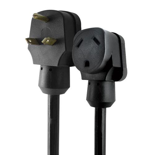 30 Amp Voltec 16-00559 Traditional RV Extension Cord, 50-Foot, Black