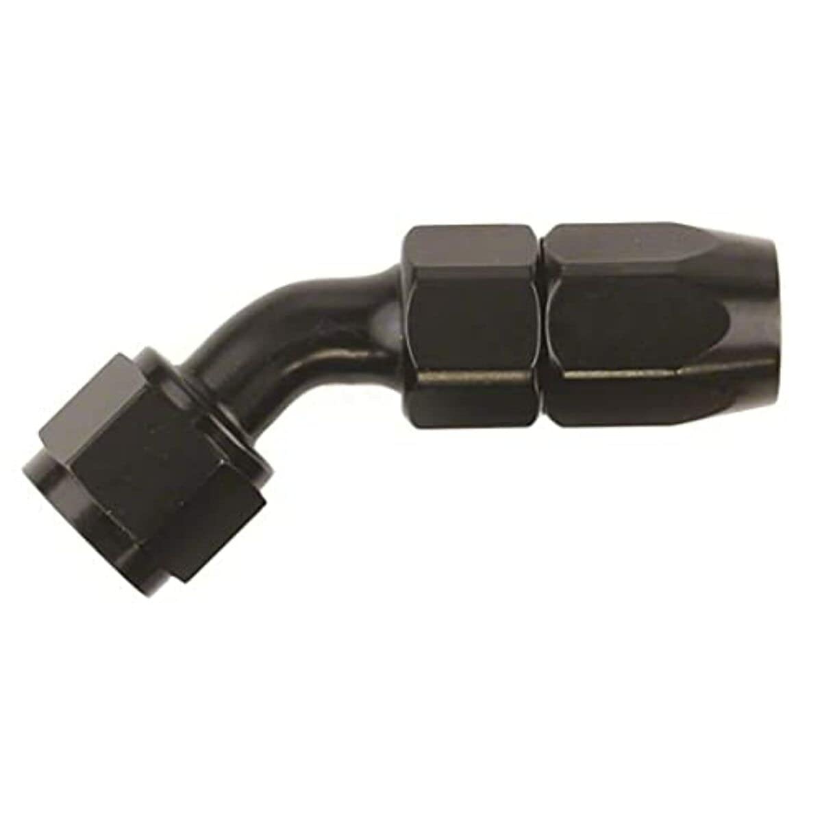 510445BK Speedfx -4an X 45 Blk Hose End