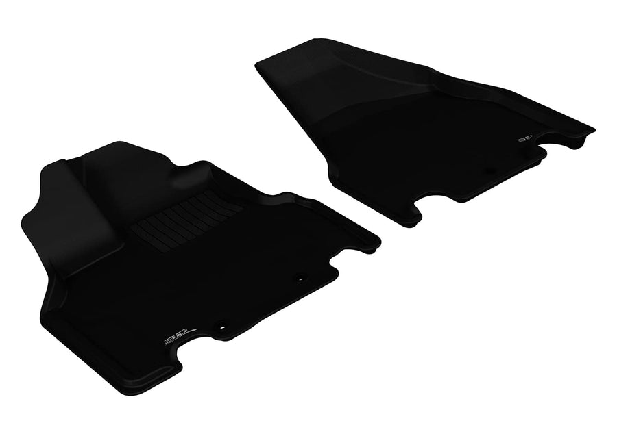 3D MAXpider Kagu Custom Fit Floor Mat (Black) for 2011-2017 Honda Odyssey EX - 1ST Row