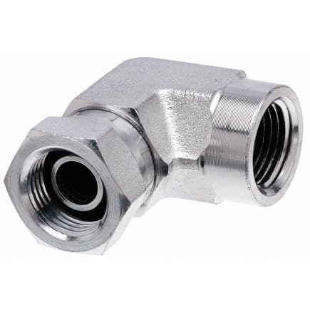 G60164-0204 nobrandname Female Pipe NPTF to Female Pipe Swivel NPSM - 90 (SAE to SAE)