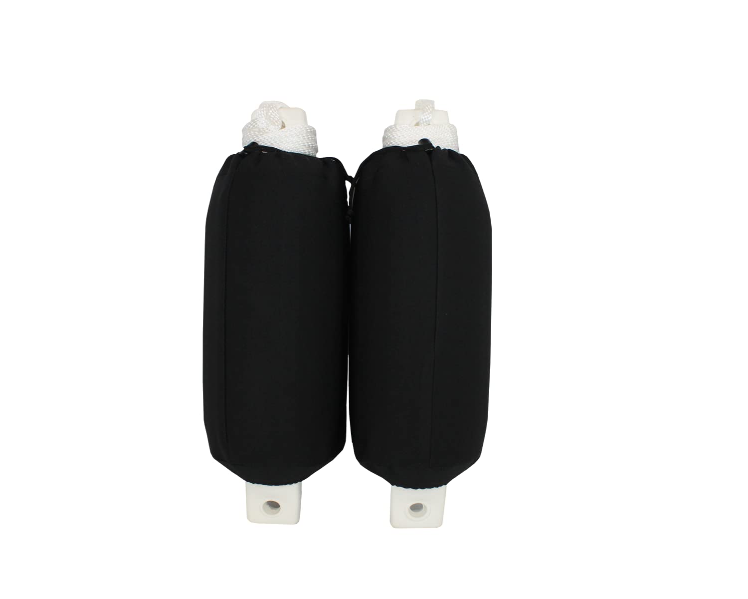 Fender Boat Bumper Kit AO Coolers Rotomolded. Includes Neoprene Sleeve Covers and Tie-Off Ropes - 2 Pack - 5.5” x 20”