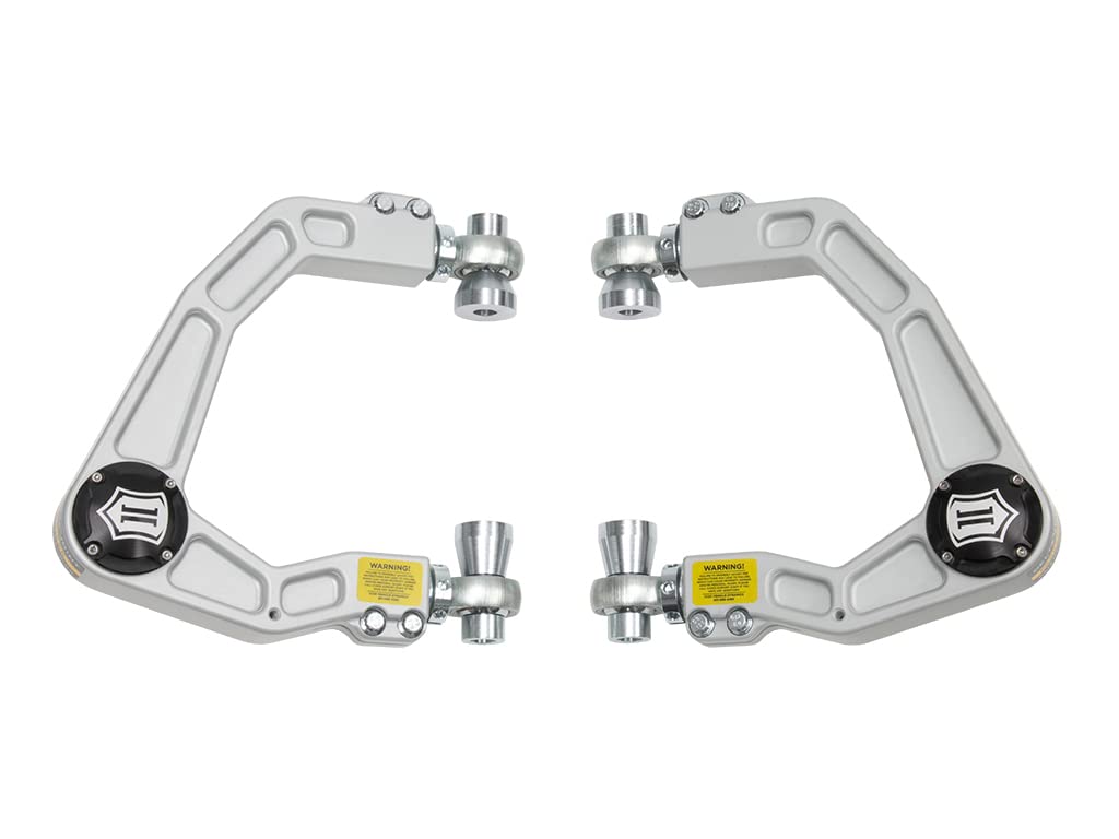 Billet ICON Upper Control Arm/Delta Joint Kit, Aluminum Knuckle, Compatible with 2019-2021 Ford Ranger, 98520DJ