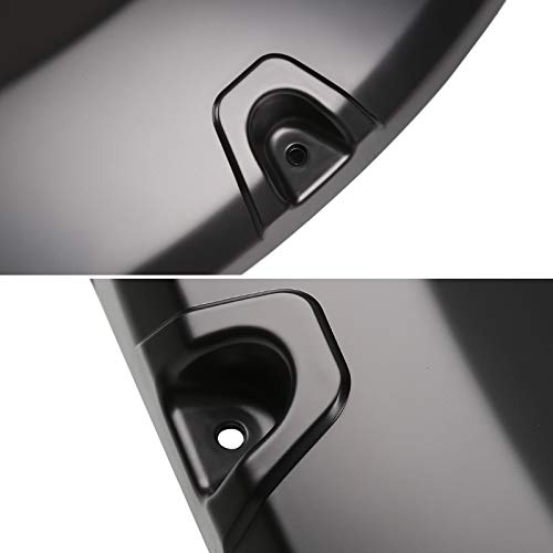 4PC Spec-D Tuning Front + Rear Smooth Paintable Pocket Rivet Style Fender Flares Compatible with 2004-2008 Ford F150 Styleside