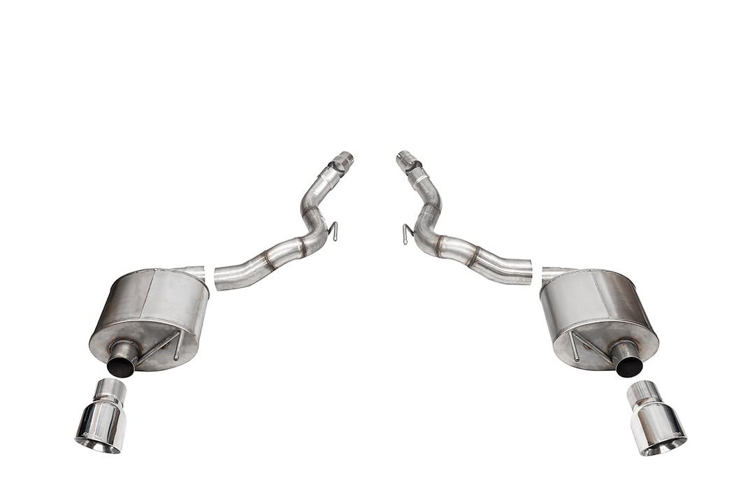 3.0 in Axle-Back Sport, Touring / 4.5 in Slash Tips | 2024 Mustang GT Convertible (21272, 21276)