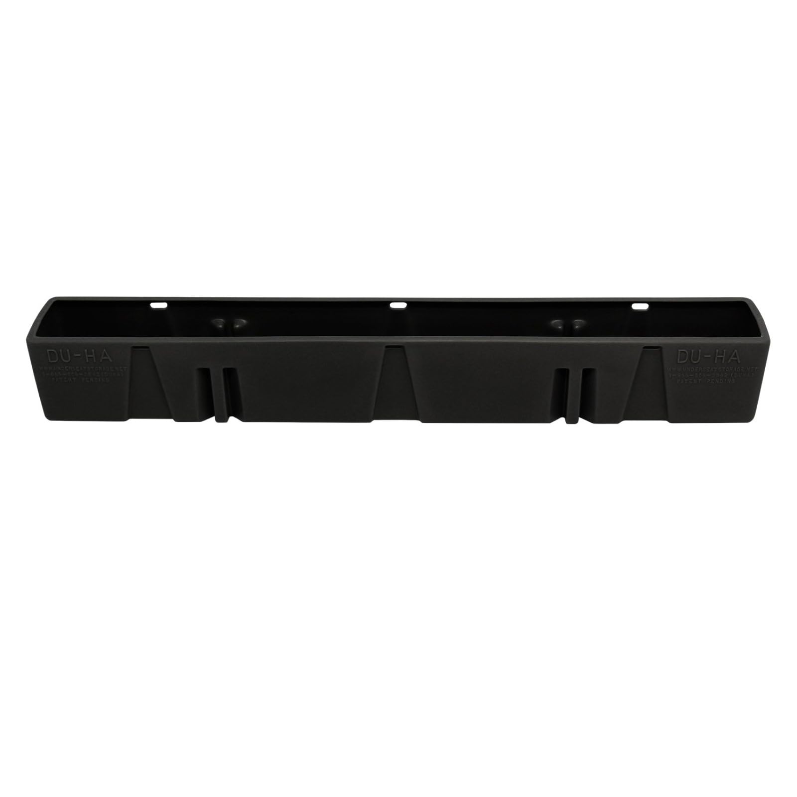 Behind-The-Seat Storage DuHa 20115 fits 2017-2025 Ford F250 F350 F450 F550 Regular Cab | Black Heavy-Duty Back Seat Organizer | Includes Dividers