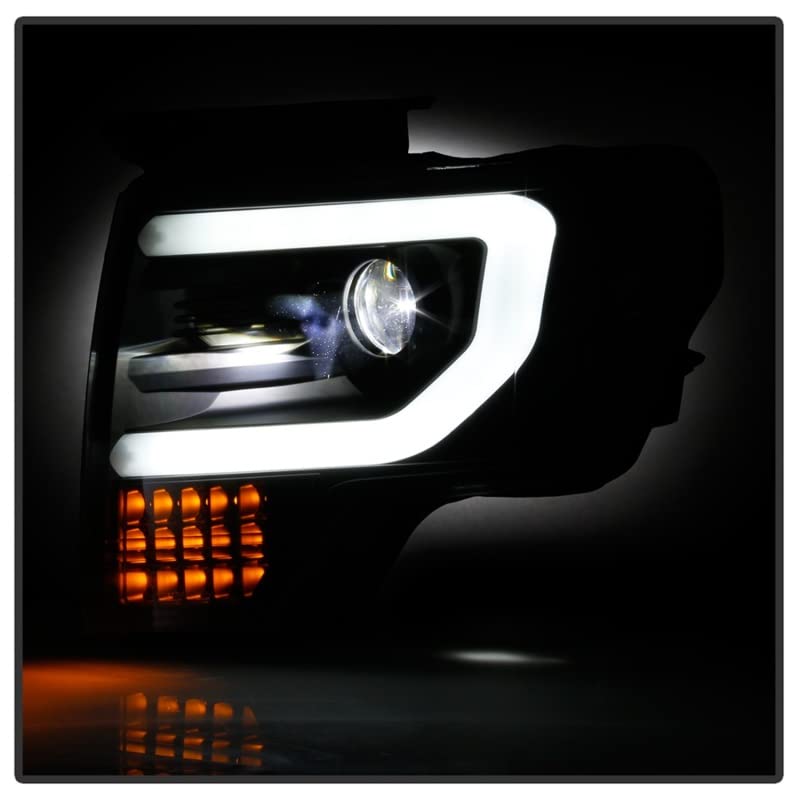 Projector Headlight Spyder - Apex (PRO-YD-FF15013AP-SEQ-BK)