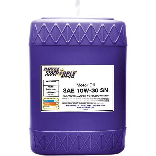 Motor Oil Royal Purple 85130, 5 gal