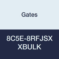 8C5E-8RFJSX Gates XBULK Field Attachable for C5E Hose, Dual Seat Female JIC 37/SAE 45 Flare Swivel, Steel, 13/32" ID (Pack of 200)