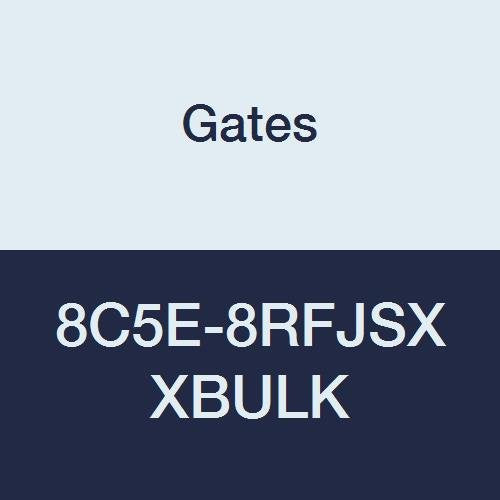 8C5E-8RFJSX Gates XBULK Field Attachable for C5E Hose, Dual Seat Female JIC 37/SAE 45 Flare Swivel, Steel, 13/32" ID (Pack of 200)