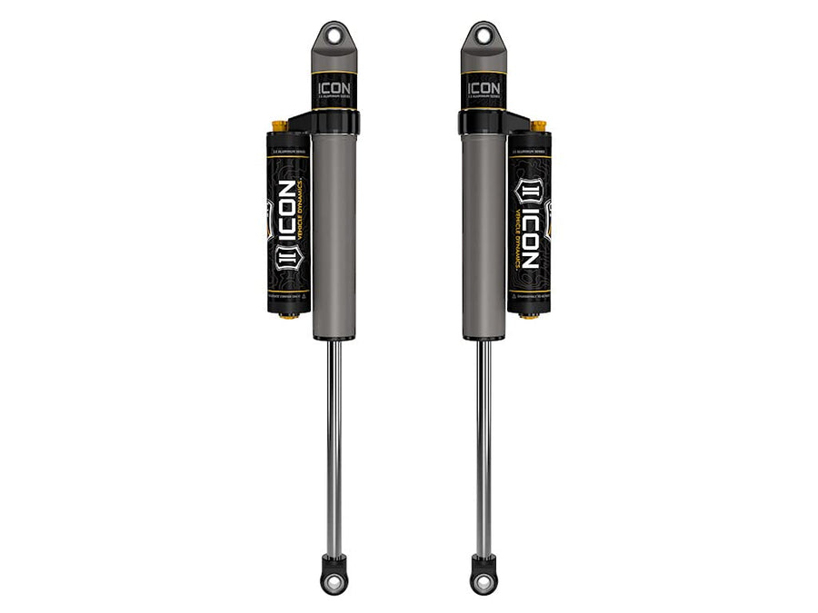 Rear ICON 0-3" Lift, 2.5 VS PB/CDCV Shocks, Pair, Compatible with 1999-Up Ford F250/F350 SD 4WD, 37705CP