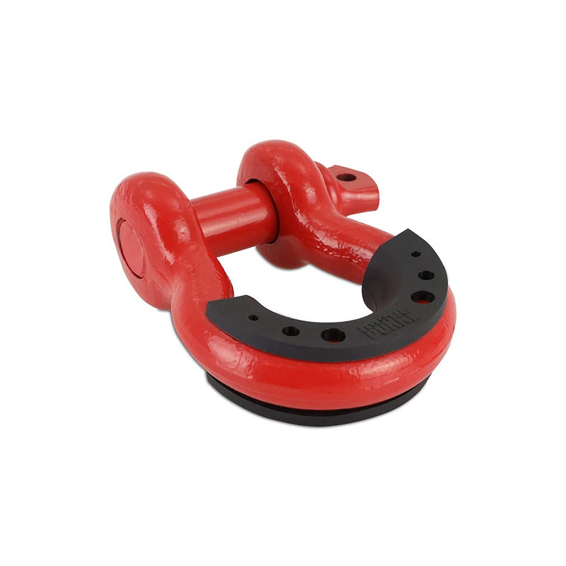 3/4” Mishimoto Steel D-Ring Shackle Set, 2 Pieces, Red