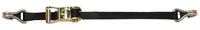 Ratchet Strap CargoBuckle F14059 Tie-Down with Double J-Hooks and Keeper