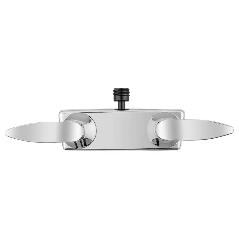 Dura Faucet RV Shower Faucet DF-SA100LH-CP Valve Diverter with Winged Levers (Chrome)