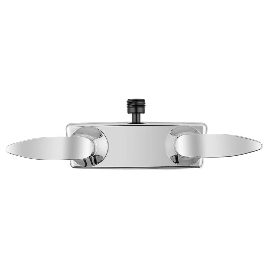 Dura Faucet RV Shower Faucet DF-SA100LH-CP Valve Diverter with Winged Levers (Chrome)