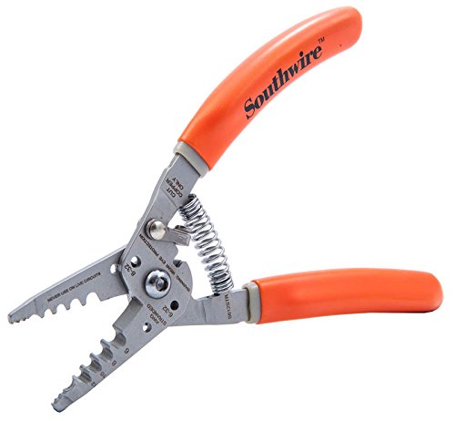 Southwire - 58277940 S612STR Tools & Equipment 4-10 AWG SOL & 6-12 AWG STR Ergonomic Handles Wire Stripper/Cutter