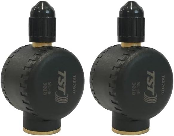 TST Tire Pressure Monitoring System 507, 2 Flow Thru Sensors for Metal Valve Stems by Truck System Technologies, TPMS for Caravans, Motorhomes and campervans