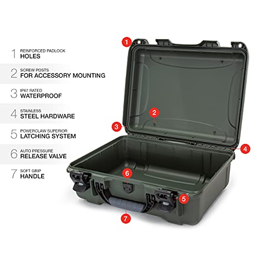 Waterproof Nanuk 930 Hard Case Empty - Olive
