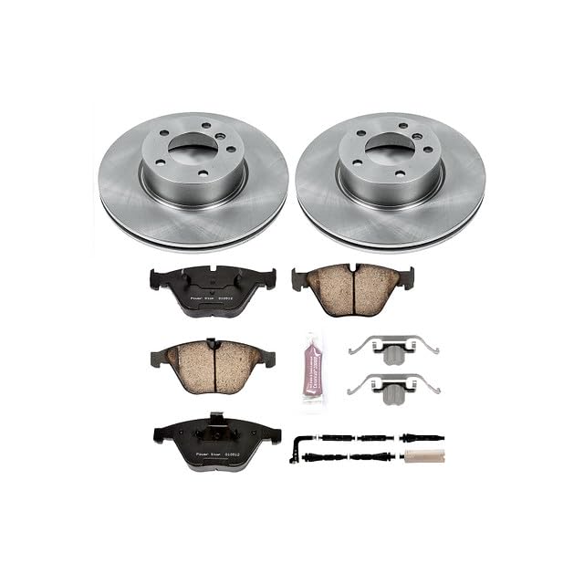 Power Stop Autospecialty KOE4677 Front Replacement Brake Kit-OE Brake Rotors & Ceramic Brake Pads For BMW 328i 2008-2010, BMW 328i xDrive 2009, BMW 328xi 2008 [Model Specific]