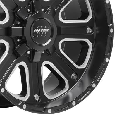 Pro Comp PXA72 Alloys 17X9 6X135/5.5 S-BLK MILL -6MM - PXA5172-7939