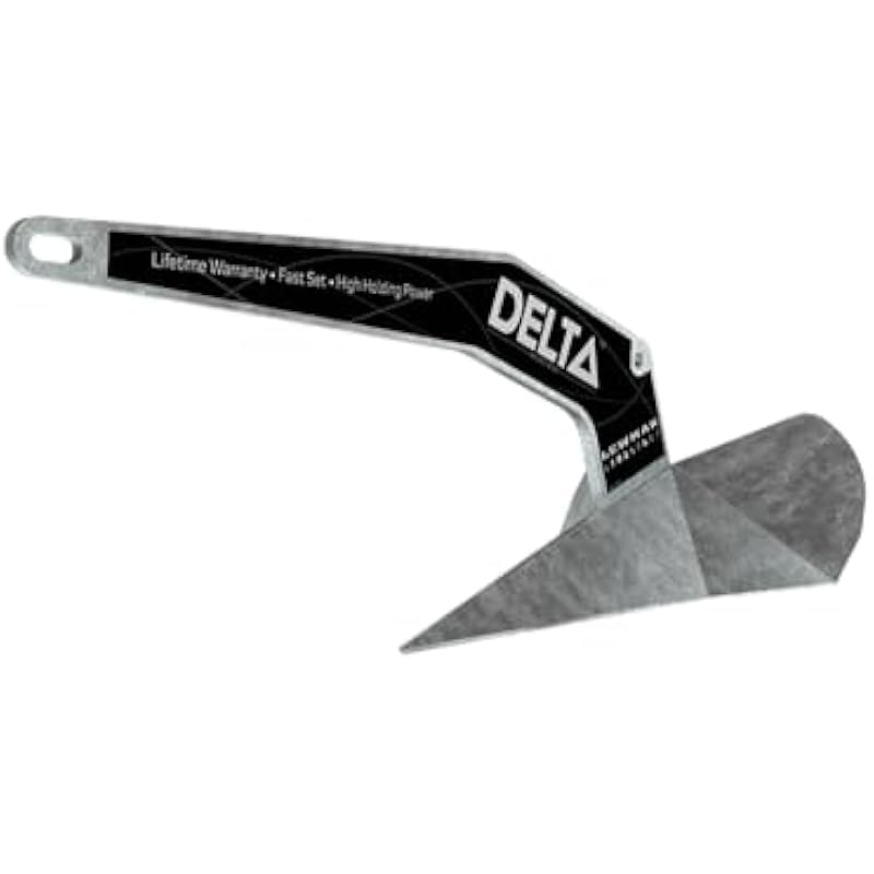 Delta Lewmar Galvanized Anchor 16kg/35lbs for Boats 35'-52'